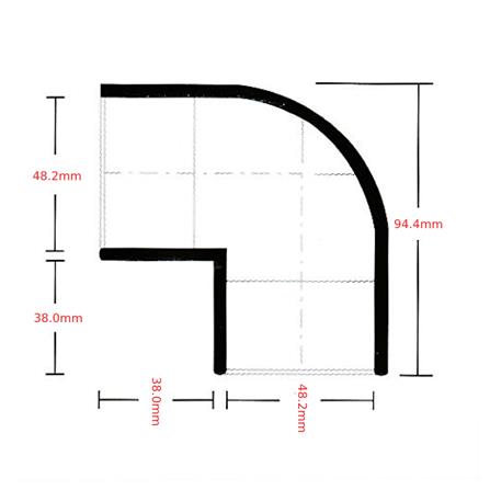 ATKC PVC FITTING EQUAL ELBOW( SWV) 1 1/2" (40MM)