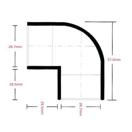 ATKC PVC FITTING EQUAL ELBOW 3/4" (20MM)