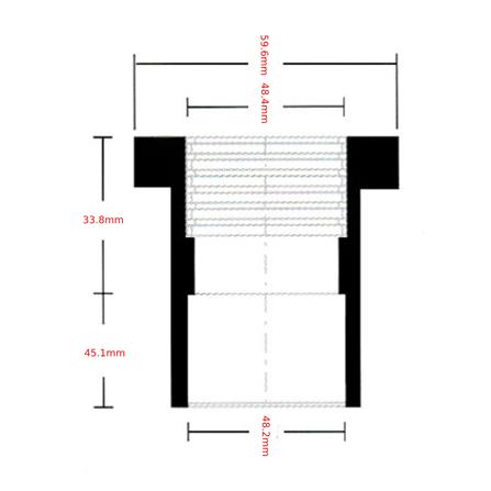 ATKC PVC FITTING P/T SOCKET 1 1/2" (40MM)