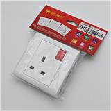 SELAMAT 13A 1G SWITCH SCKT RED MQ8131_RR