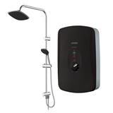 JOVEN SHOWER HEATER DC PUMP WITH RAIN SHOWER SL30iP BLACK