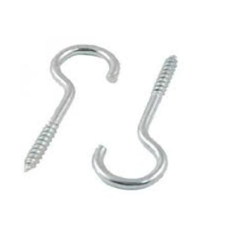AMAN GALVANIZED IRON SCREW HOOK @6 6S CSH-06