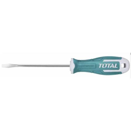 TOTAL 6" SLOTTED SCREWDRIVER MAGNET THT266150 (-)