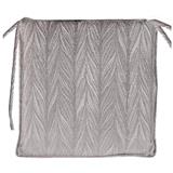 CHAIR PAD HOME LIVING STYLE PINE 16x16" GRAY