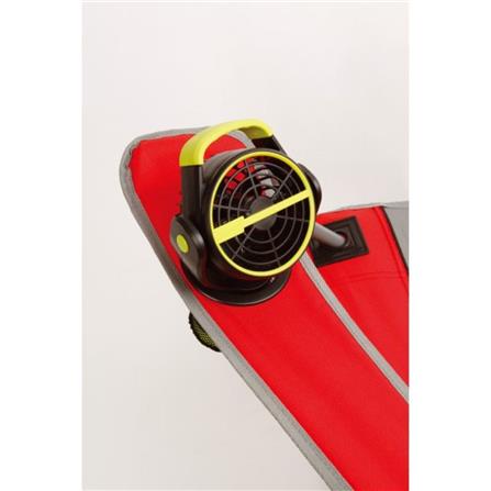 COLEMAN BATTERY LOCK CUP HOLDER FAN FEATURES LIME GREEN