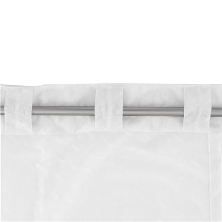 BACK TAB SHEER CURTAIN HOME LIVING STYLE SVEN 140X220CM WHITE