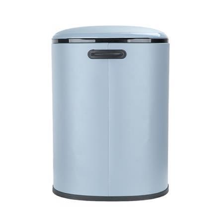 ROUND DUSTBIN MILD 12L GREY SOFT CLOSE
