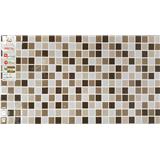 CITIGRES WALLTILE 30X60CM HIDRA WHITE MOSAIC BROWN 1.44M2