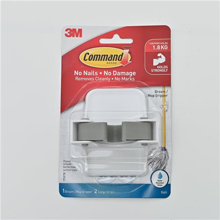 COMMAND BATH BROOM GRIPPER 17007B