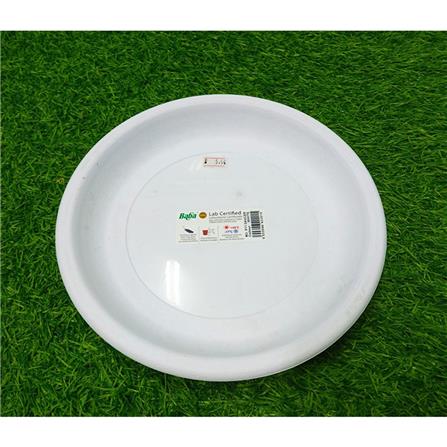 BABA POT SAUCER  911 23.4X23.4X2.9CM WHITE