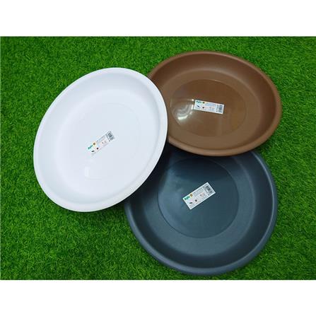 BABA POT SAUCER  911 23.4X23.4X2.9CM WHITE
