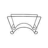 BABA WT-50 PLANTER BOX IRON STAND