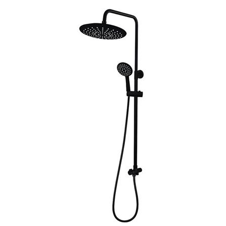 CABANA RAIN SHOWER CSS8803-BL BRASS BLACK (E) H97XW16XD51 CM