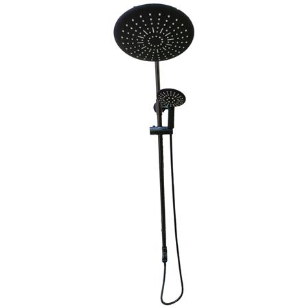 CABANA RAIN SHOWER CSS8803-BL BRASS BLACK (E) H97XW16XD51 CM