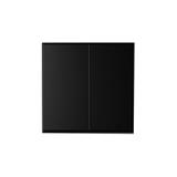 SWITCH 16A 2GANG 1WAY SIMON E6 721021-26 BLACK