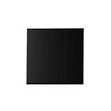 SWITCH 16A 3GANG 1WAY SIMON E6 72103-26 BLACK
