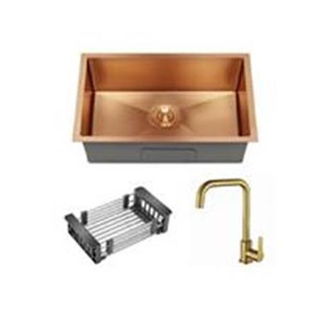 CABANA BUILT-IN UNDERMOUNT SINK 1BOWL GOLD CKS7606 60CM