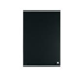 KING ROCKA PLATINUM WALL CABINET CURVE 1 DOOR 45X67.8CM GREY