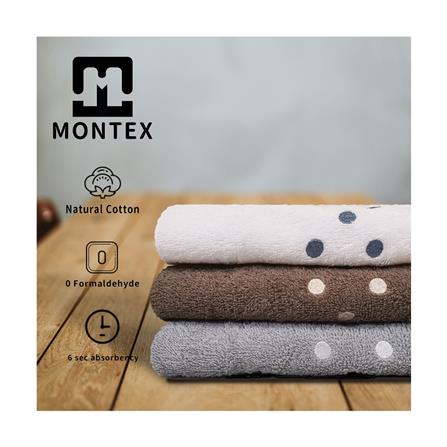 LOFTEX EMBROIDERY CIRCLE HAND TOWEL 15"X28"-WHI