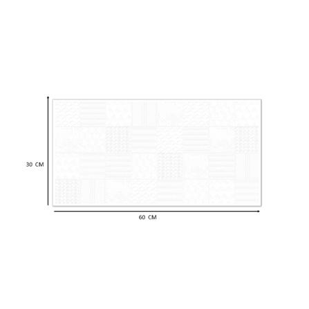 DURAGRES WALLTILE 20X40CM SPEARE WHITE 0.96M2