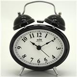 ECHT 3" ALUMINIUM DIAL SILENT METAL ALARM CLOCK WITH BACKLIGHT E619