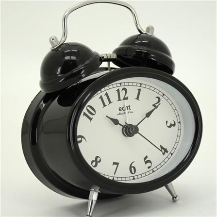 ECHT 3" ALUMINIUM DIAL SILENT METAL ALARM CLOCK WITH BACKLIGHT E619