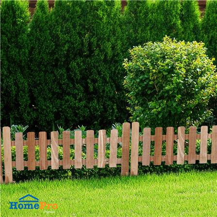 ME LIVING NICE WOODEN FENCE W70XH40CM BROWN