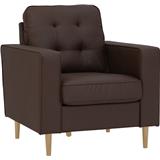 NESTHOUZ ROYCE SOFA 1 SEATER SOFA MOCHA