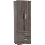 NUHOOM DUBLIN WARDROBE 2 DOOR+DRAWER SONOMA OAK