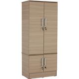 NUHOOM NAOMI WARDROBE 4 DOOR EBONNESE