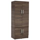 NUHOOM NAOMI WARDROBE 4 DOOR VINTAGE OAK