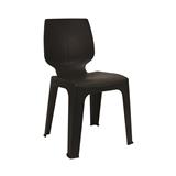 NUHOOM OPTIMUS SIDE CHAIR DARK BLACK