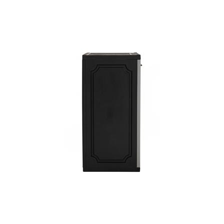 NUHOOM SHOES CABINET OPTIMUS 2 DOOR GREY/BLACK