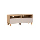 NESTHOUZ TV CABINET GORDY 1.18M OAK/WHITE