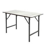 MULTIPURPOSE TABLE FURDINI 60X120CM GREY MARBLE PATTERN