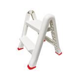 2- STEP STOOL MATALL WHITE