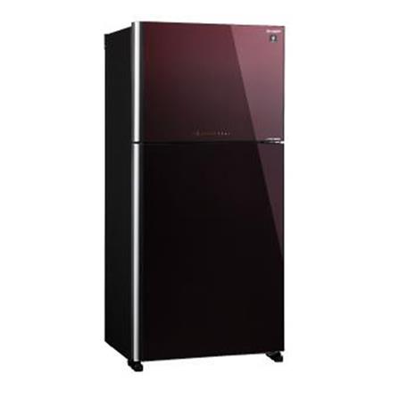 SHARP 2 DOOR REFRIGERATOR  SJP882MFGM 720L MAROON