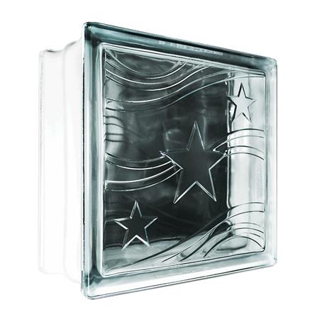 CHANG KAEW GLASS BLOCK 19X19X9CM STAR WHITE