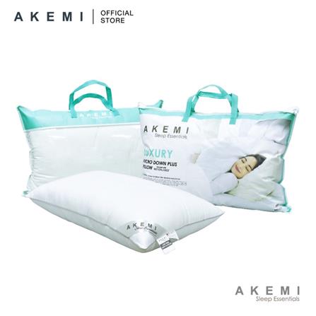 AKEMI PILLOW SLEEP ESSENTIALS LUXURY MICRO DOWN PLUS 48X72CM WHITE