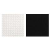 DEXZON DIY SQUARE RUBBER PAD 145X1MM BLACK 1EACH
