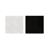 DEXZON SQUARE RUBBER PAD 25X3MM BLACK 12EACH