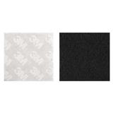 DEXZON SQUARE FELT PAD 35X3MM BLACK 12EACH