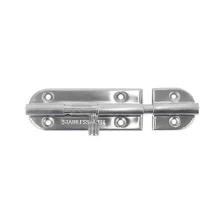 AZLE DOOR BOLT 4" WL34-3 STAINLESS STEEL