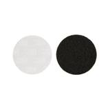 DEXZON CIRCLE FELT PAD 25X3MM BLACK 12EACH