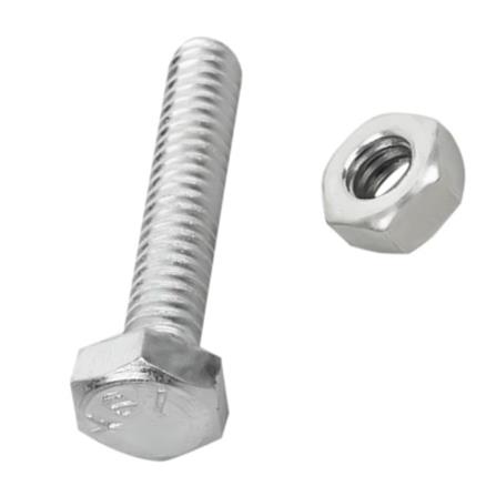 HEX BOLTS DEXZON 1/4INX1-1/4IN 0.5KG WH