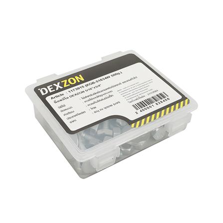 HEX BOLTS DEXZON 5/16INX3/4IN STEEL 0.5KG WH