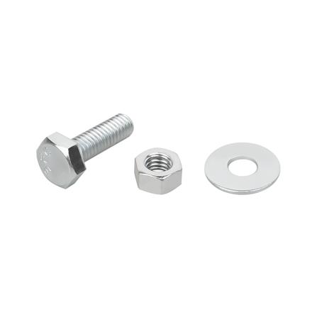 HEX BOLTS DEXZON 5/16INX1IN WHITE 0.5KG WH