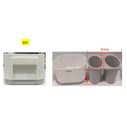 HAIR DRYER HOLDER SLIM MOYA E1811 WHITE+GREY