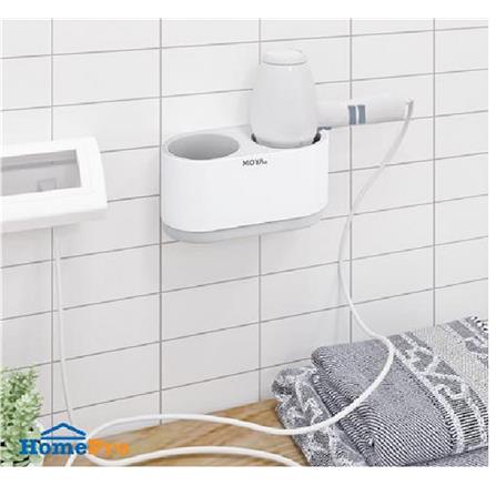 HAIR DRYER HOLDER SLIM MOYA E1811 WHITE+GREY