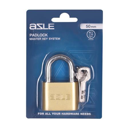AZLE 50MM 50SB POLISHED BRASS PADLOCK SINGLE